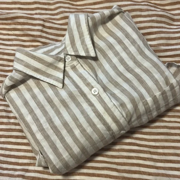 Faherty Laguna Linen Shirt Button Down - Picture 8 of 8